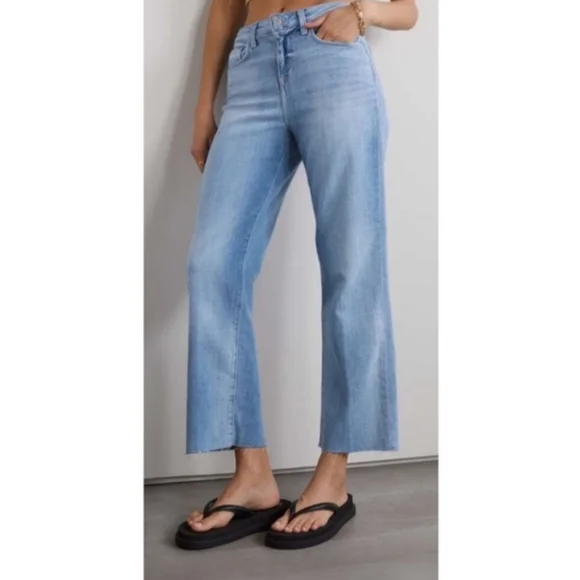 L'AGENCE Sky Blue Ankle Jeans - Picture 2 of 13